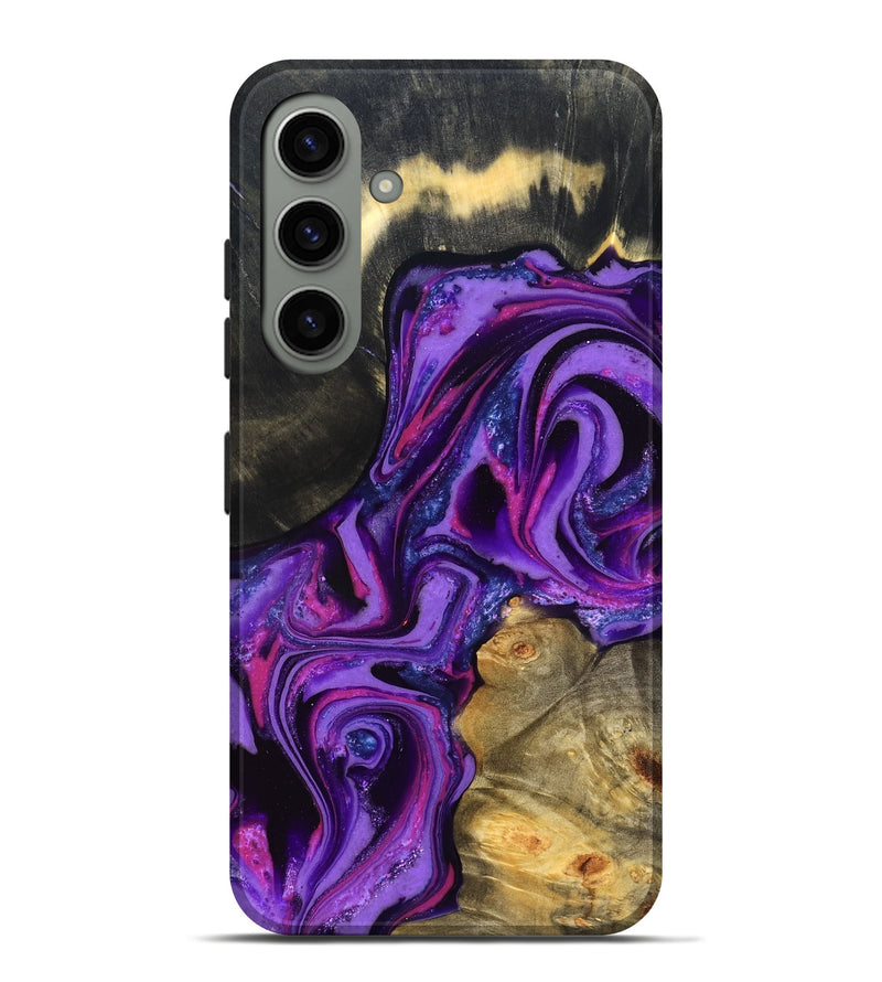 Galaxy S24 Plus Wood Live Edge Phone Case - Edmund (Purple, 820000)