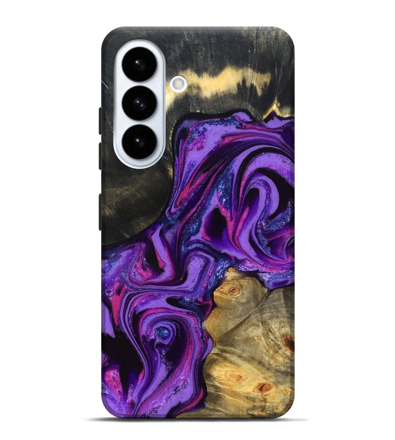 Galaxy S26 Plus Wood Live Edge Phone Case - Edmund (Purple, 820000)