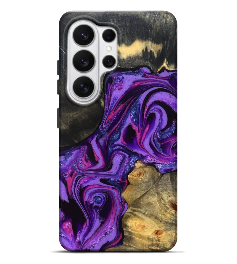 Galaxy S26 Ultra Wood Live Edge Phone Case - Edmund (Purple, 820000)