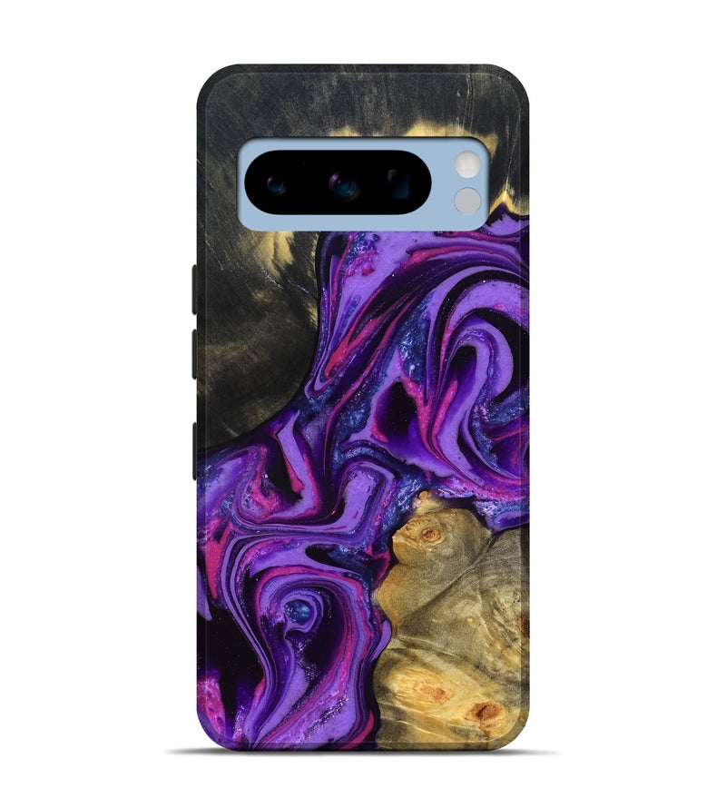 Pixel 8 Pro Wood Live Edge Phone Case - Edmund (Purple, 820000)
