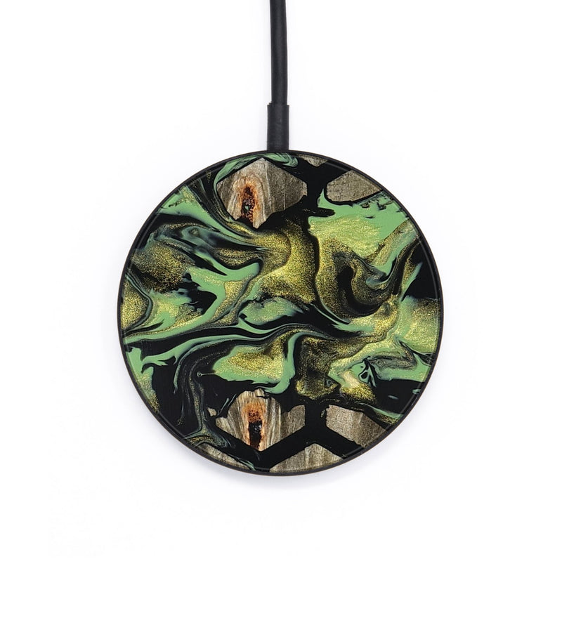 Circle Wood Wireless Charger - Adalee (Pattern, 820002)