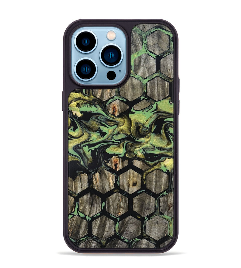 iPhone 14 Pro Max Wood Phone Case - Adalee (Pattern, 820002)