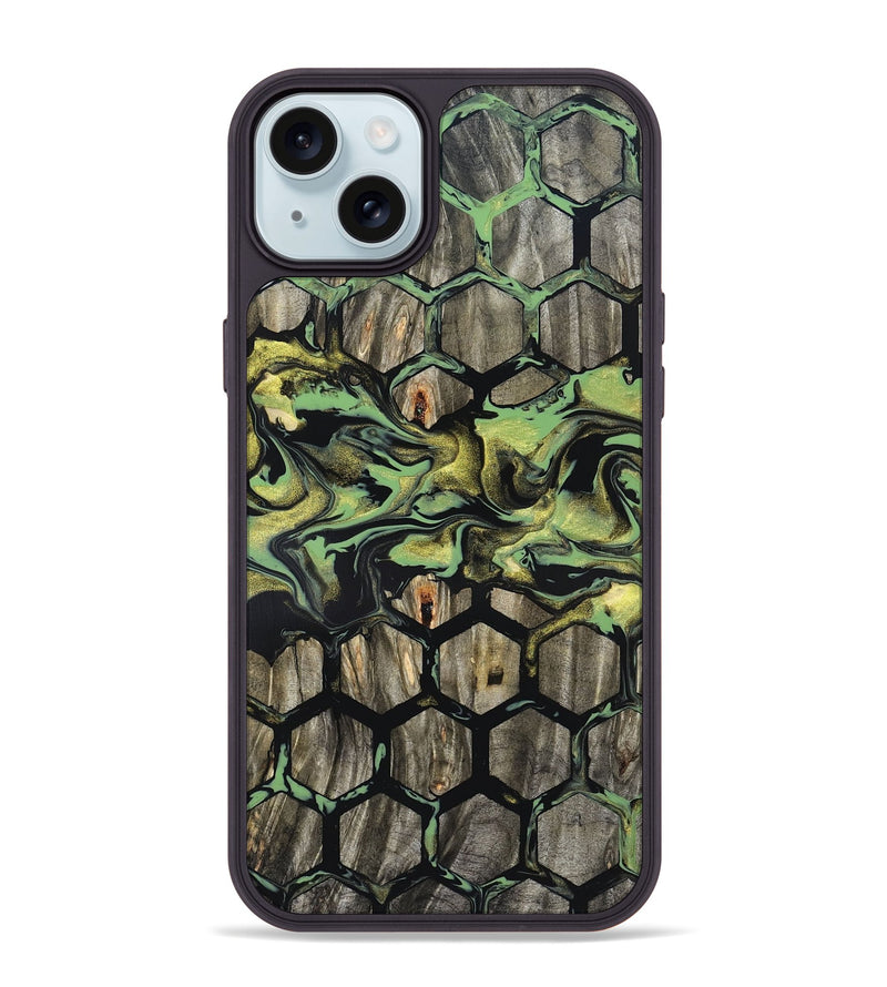 iPhone 15 Plus Wood Phone Case - Adalee (Pattern, 820002)