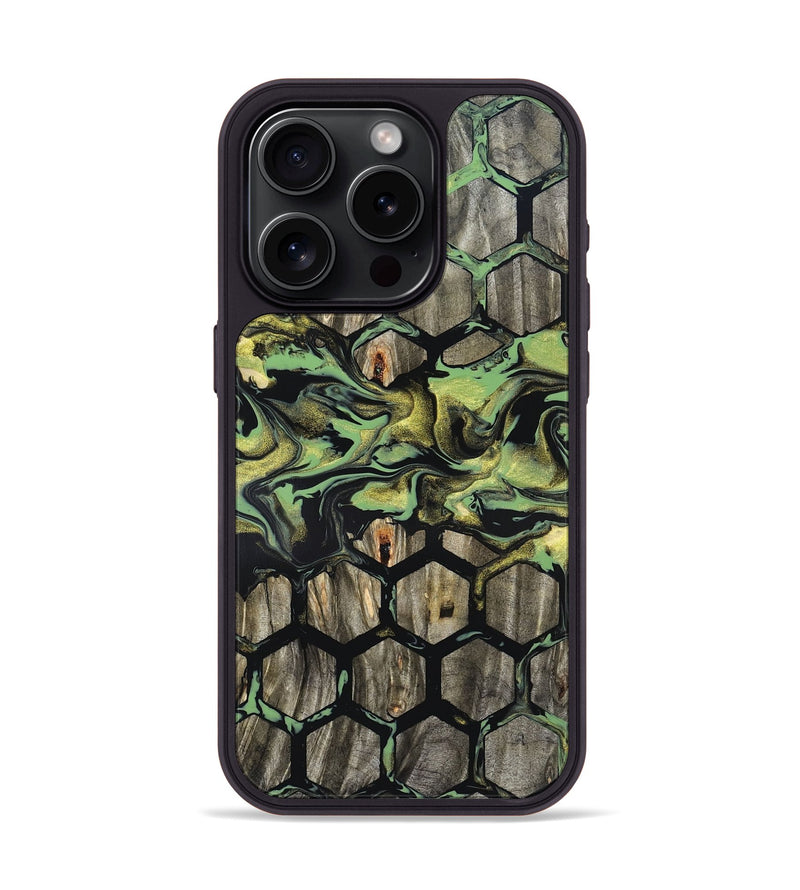 iPhone 15 Pro Wood Phone Case - Adalee (Pattern, 820002)