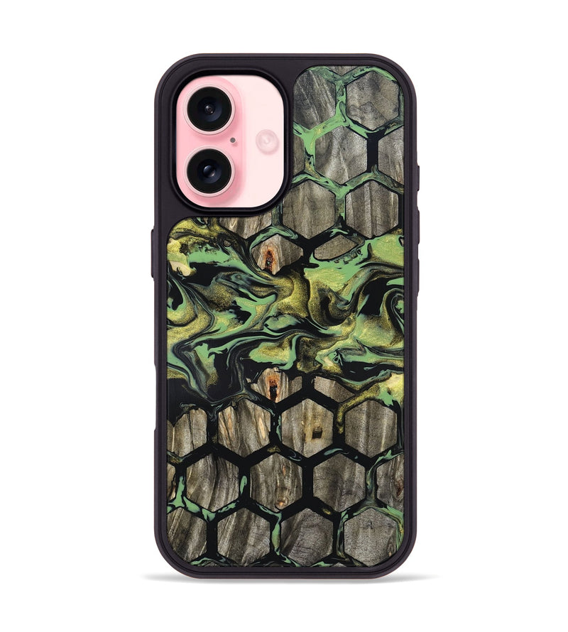 iPhone 16 Wood Phone Case - Adalee (Pattern, 820002)