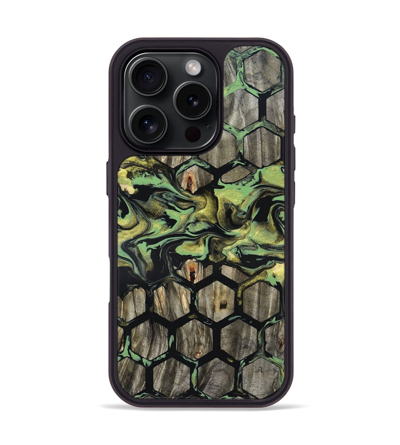iPhone 16 Pro Wood Phone Case - Adalee (Pattern, 820002)