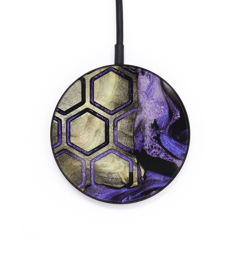 Circle Wood Wireless Charger - Tricia (Pattern, 820003)