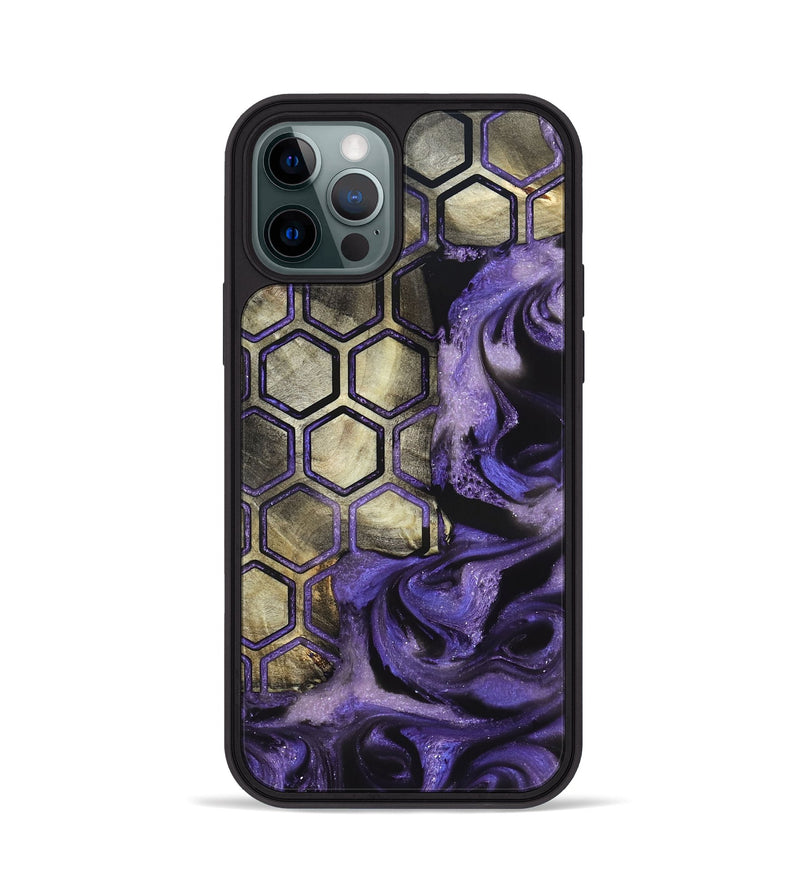 iPhone 12 Pro Wood Phone Case - Tricia (Pattern, 820003)