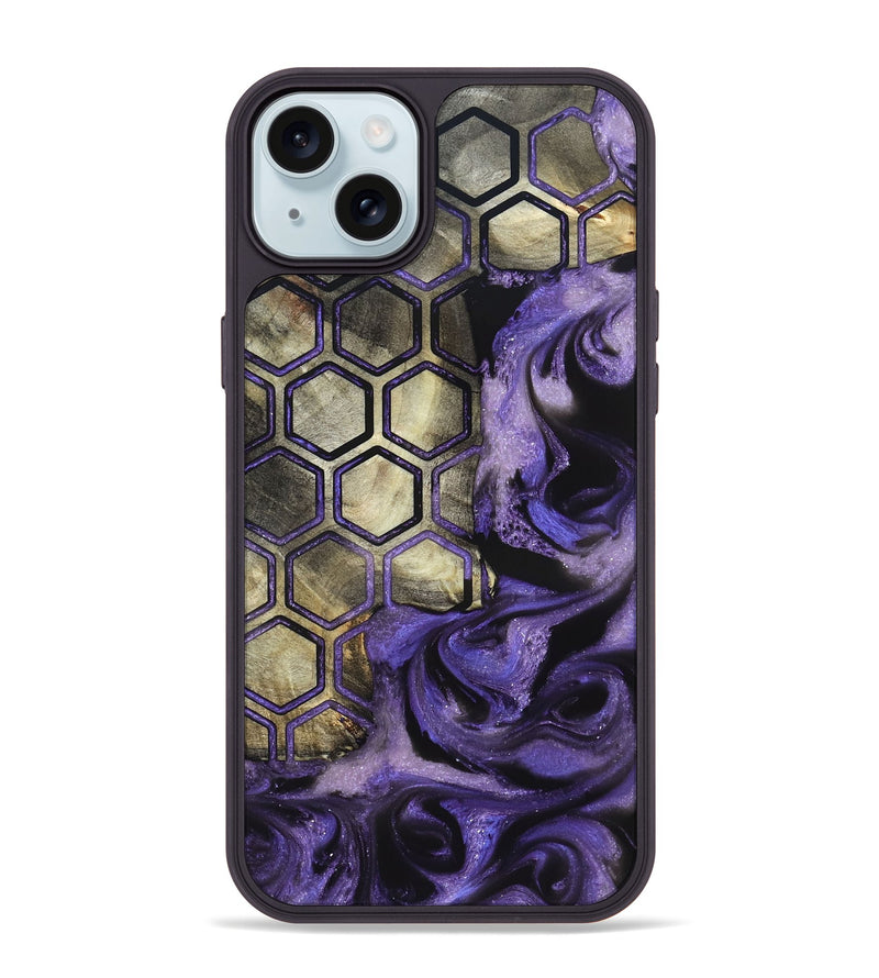 iPhone 15 Plus Wood Phone Case - Tricia (Pattern, 820003)