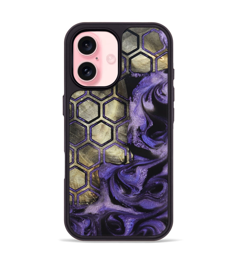 iPhone 16 Wood Phone Case - Tricia (Pattern, 820003)