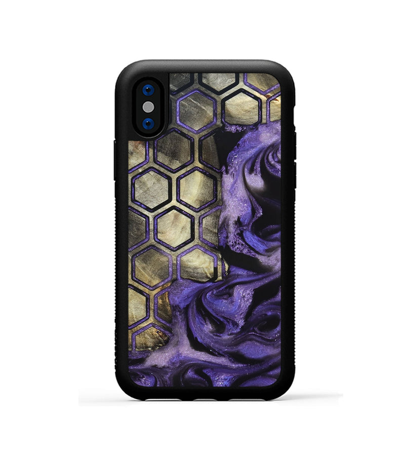 iPhone Xs Wood Phone Case - Tricia (Pattern, 820003)