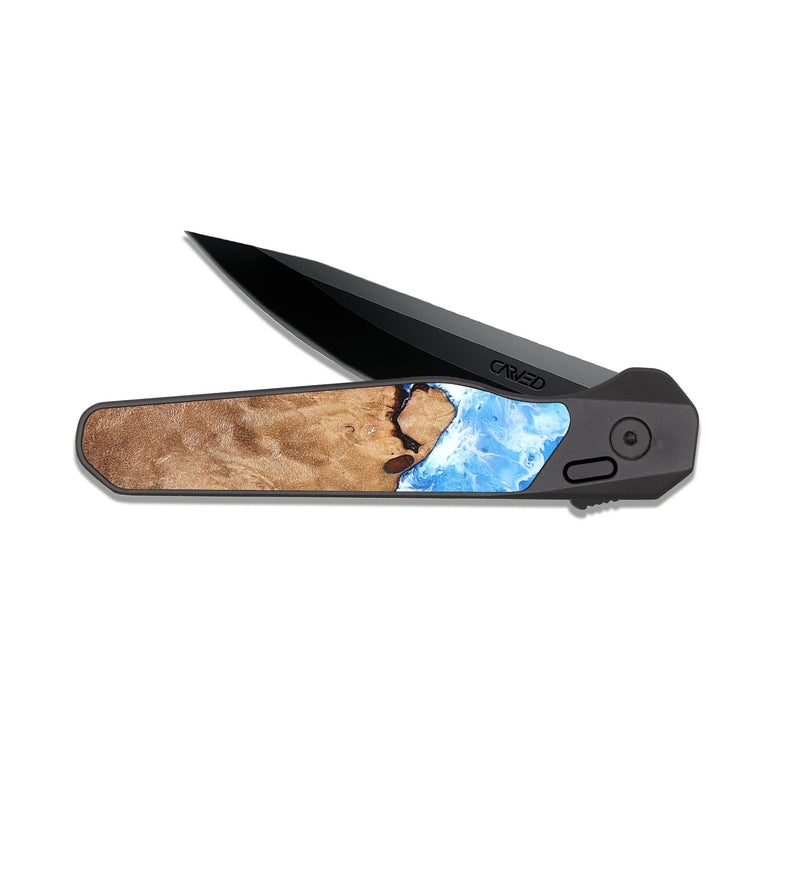EDC Dark Slate Wood Pocket Knife - Dusty (Coastal, 820004)