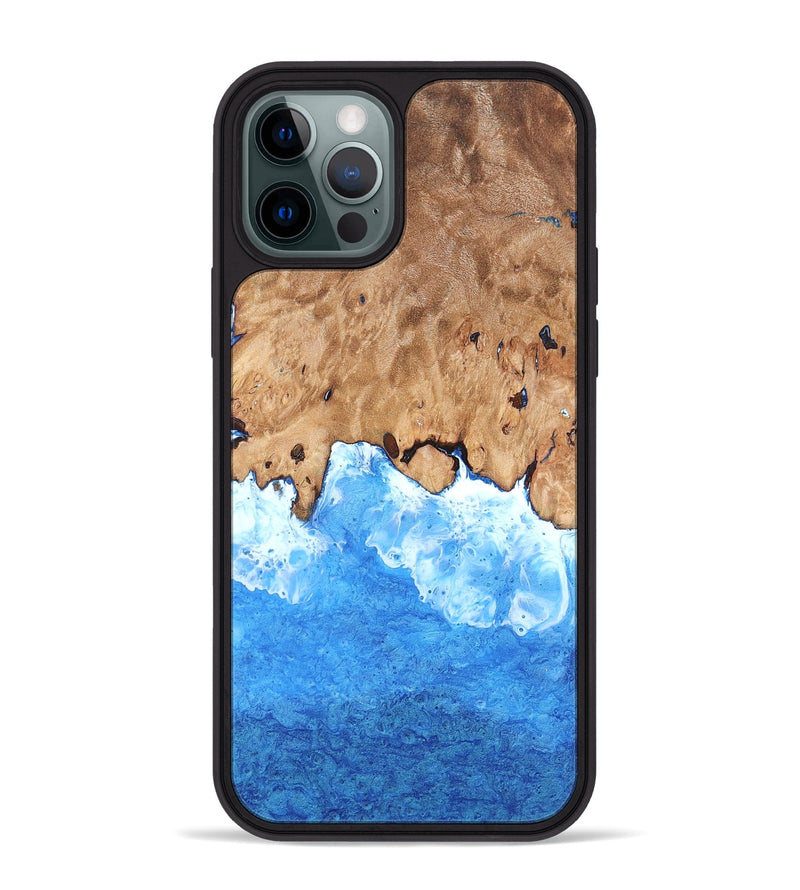 iPhone 12 Pro Max Wood Phone Case - Dusty (Coastal, 820004)
