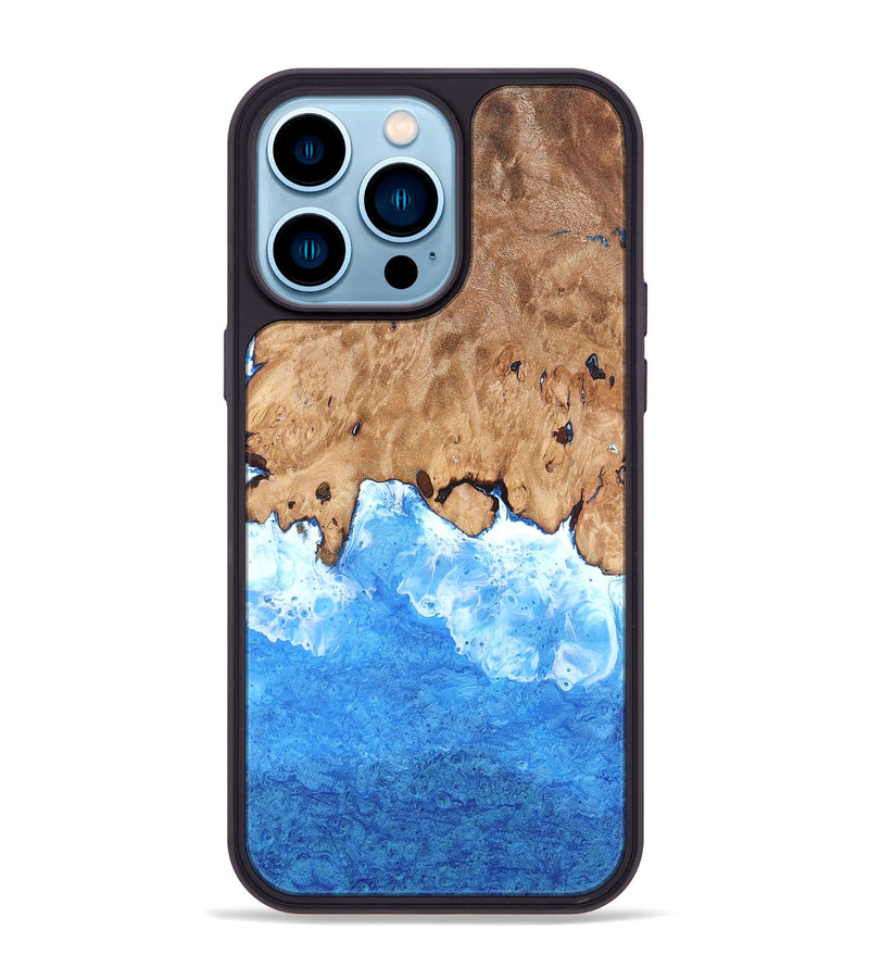 iPhone 14 Pro Max Wood Phone Case - Dusty (Coastal, 820004)