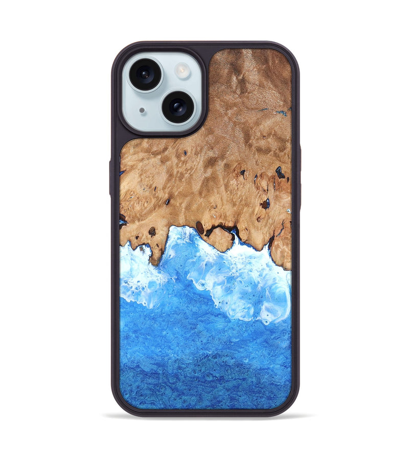 iPhone 15 Wood Phone Case - Dusty (Coastal, 820004)