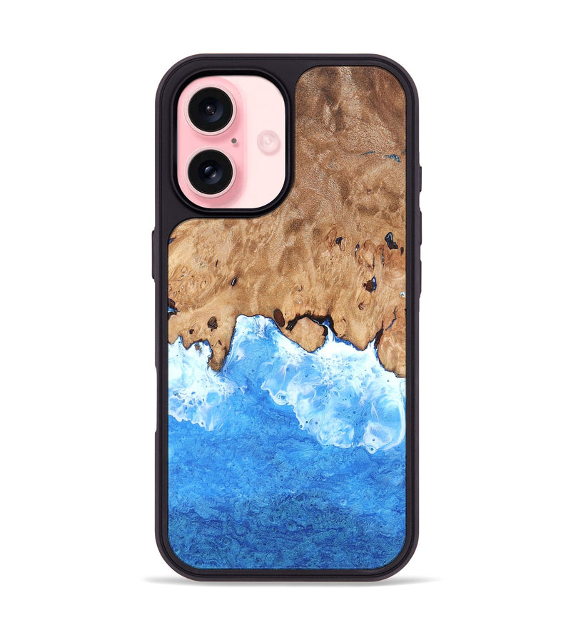iPhone 16 Wood Phone Case - Dusty (Coastal, 820004)