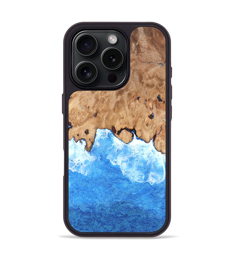 iPhone 16 Pro Wood Phone Case - Dusty (Coastal, 820004)