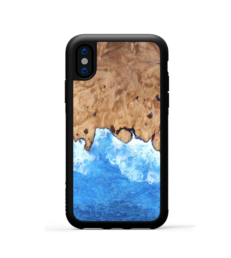 iPhone Xs Wood Phone Case - Dusty (Coastal, 820004)