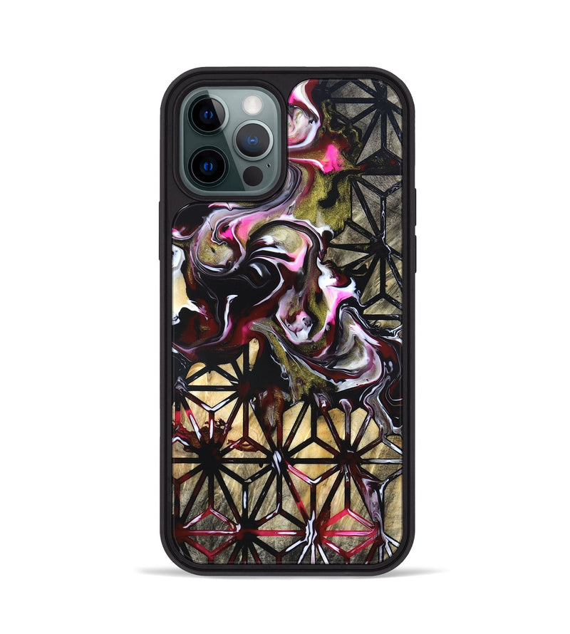 iPhone 12 Pro Wood Phone Case - Journi (Pattern, 820014)