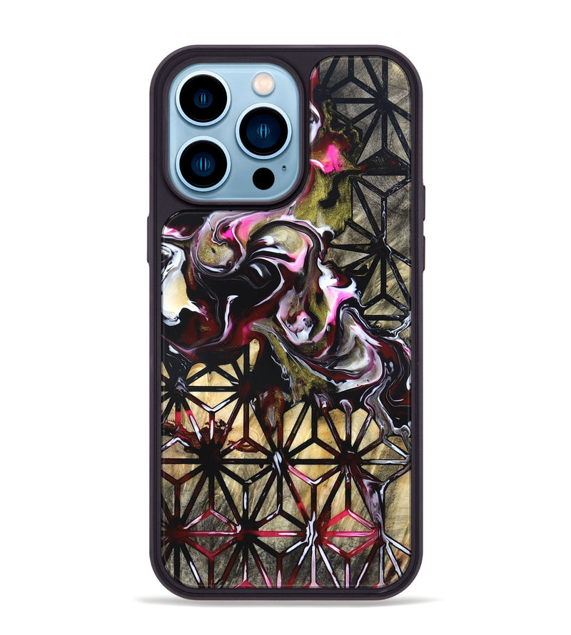iPhone 14 Pro Max Wood Phone Case - Journi (Pattern, 820014)