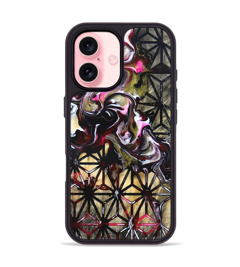 iPhone 16 Wood Phone Case - Journi (Pattern, 820014)