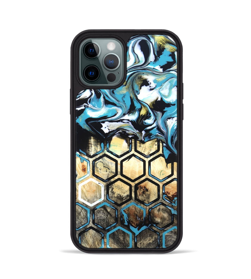 iPhone 12 Pro Wood Phone Case - Hoover (Pattern, 820015)