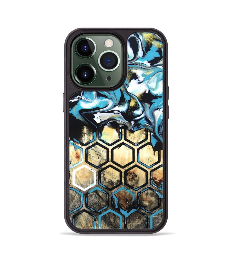 iPhone 13 Pro Wood Phone Case - Hoover (Pattern, 820015)