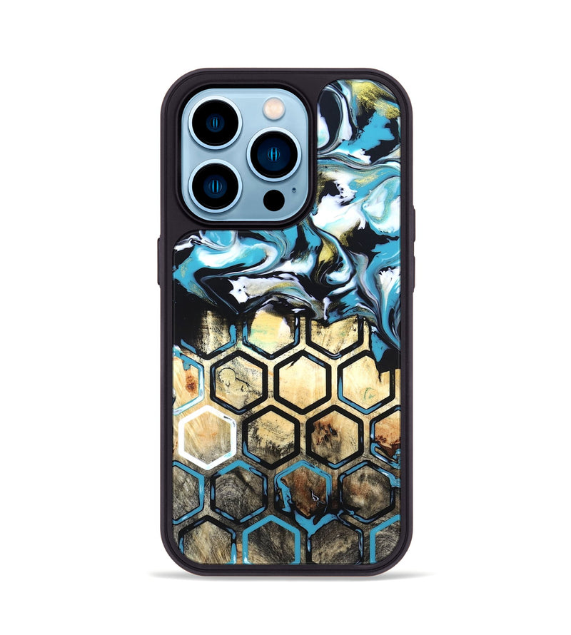 iPhone 14 Pro Wood Phone Case - Hoover (Pattern, 820015)