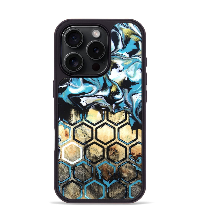 iPhone 16 Pro Wood Phone Case - Hoover (Pattern, 820015)