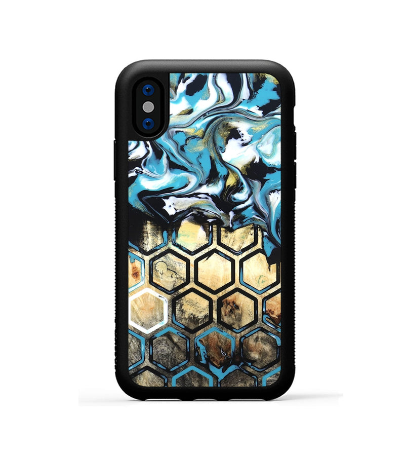 iPhone Xs Wood Phone Case - Hoover (Pattern, 820015)
