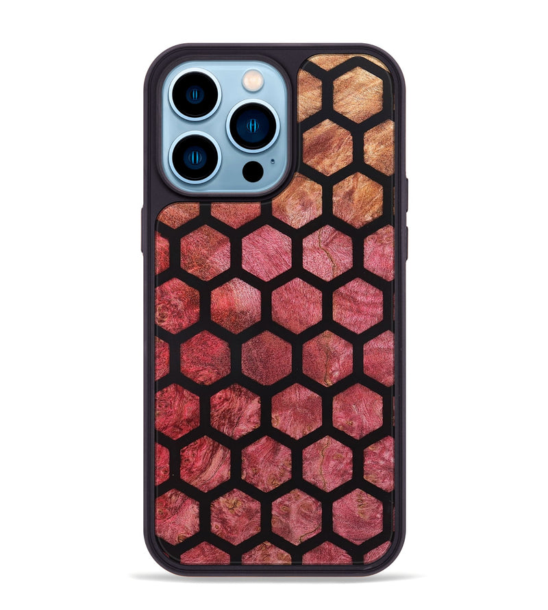 iPhone 14 Pro Max Wood Phone Case - Breanne (Pattern, 820016)