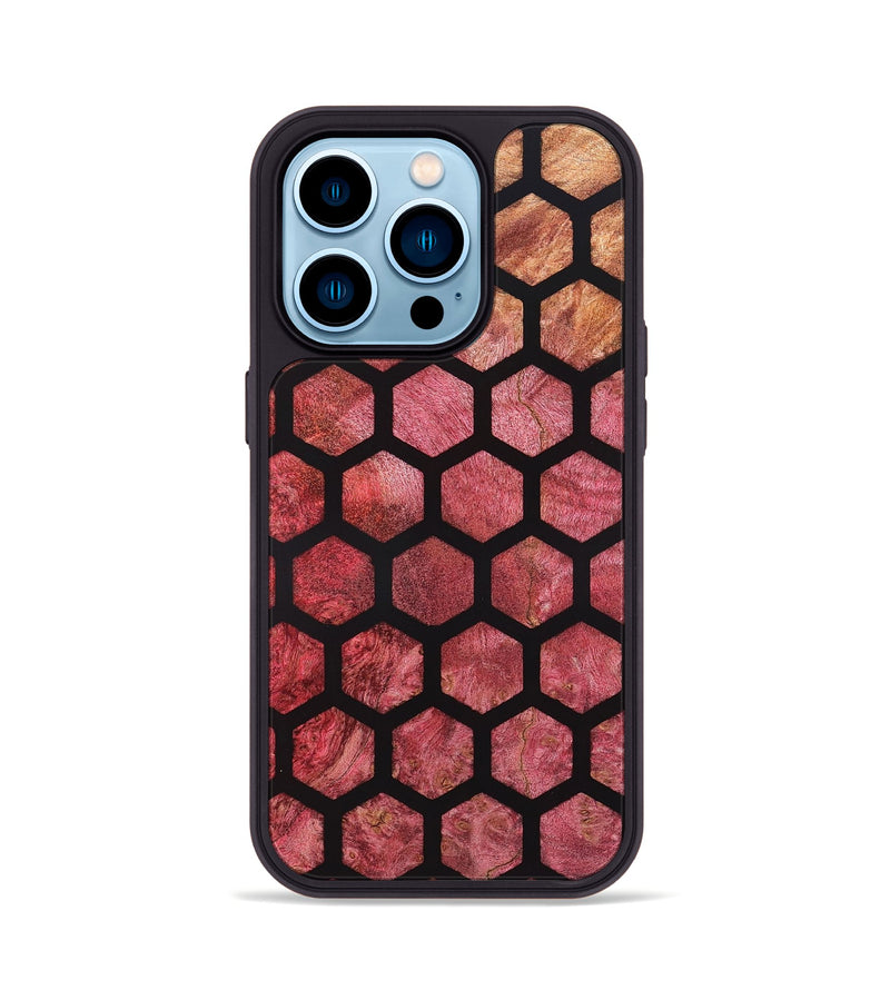 iPhone 14 Pro Wood Phone Case - Breanne (Pattern, 820016)