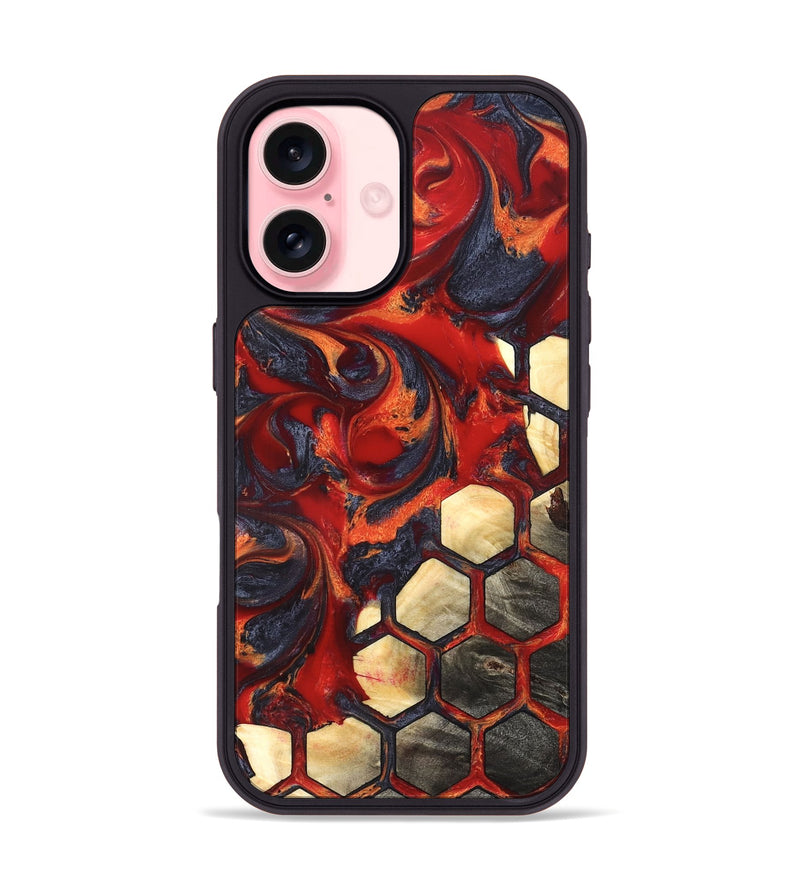 iPhone 16 Wood Phone Case - Dock (Pattern, 820017)
