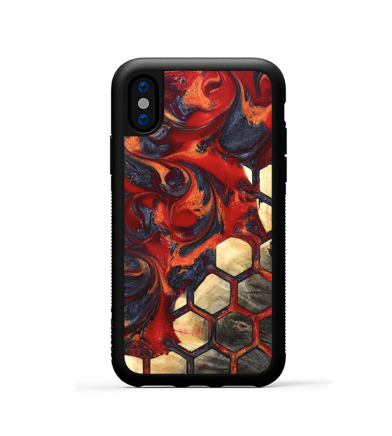 iPhone Xs Wood Phone Case - Dock (Pattern, 820017)