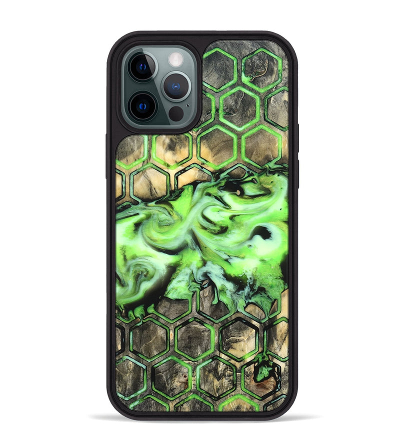 iPhone 12 Pro Max Wood Phone Case - Taft (Pattern, 820018)