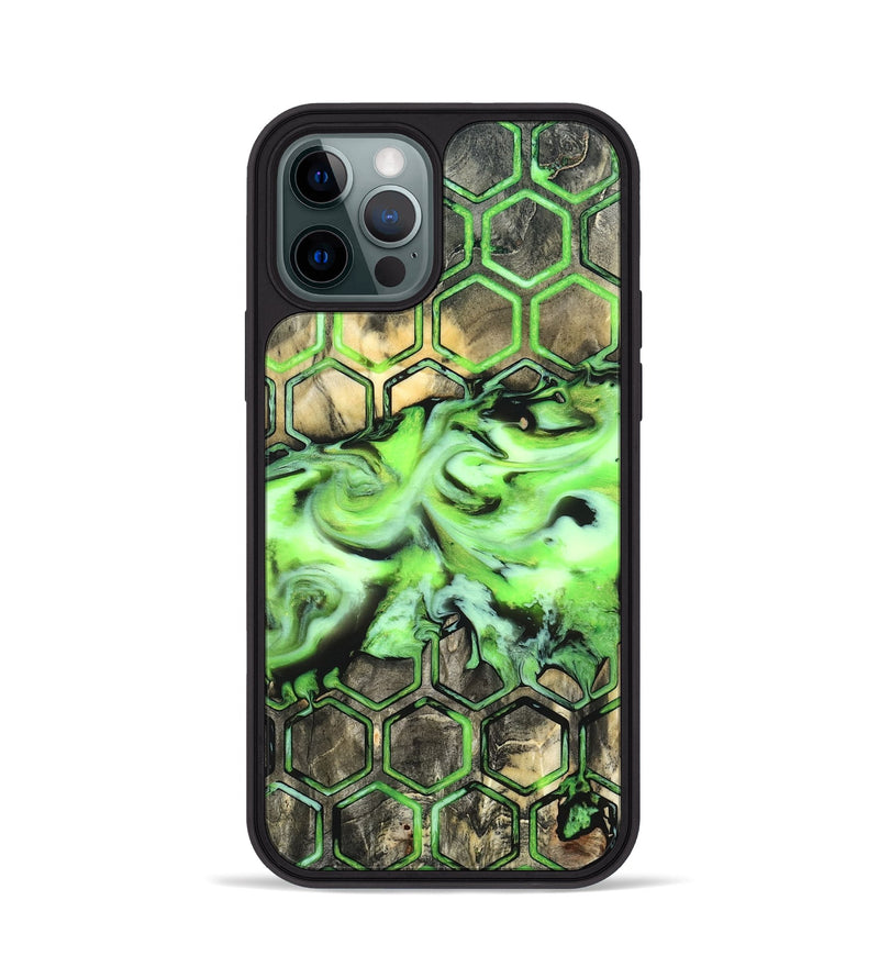 iPhone 12 Pro Wood Phone Case - Taft (Pattern, 820018)