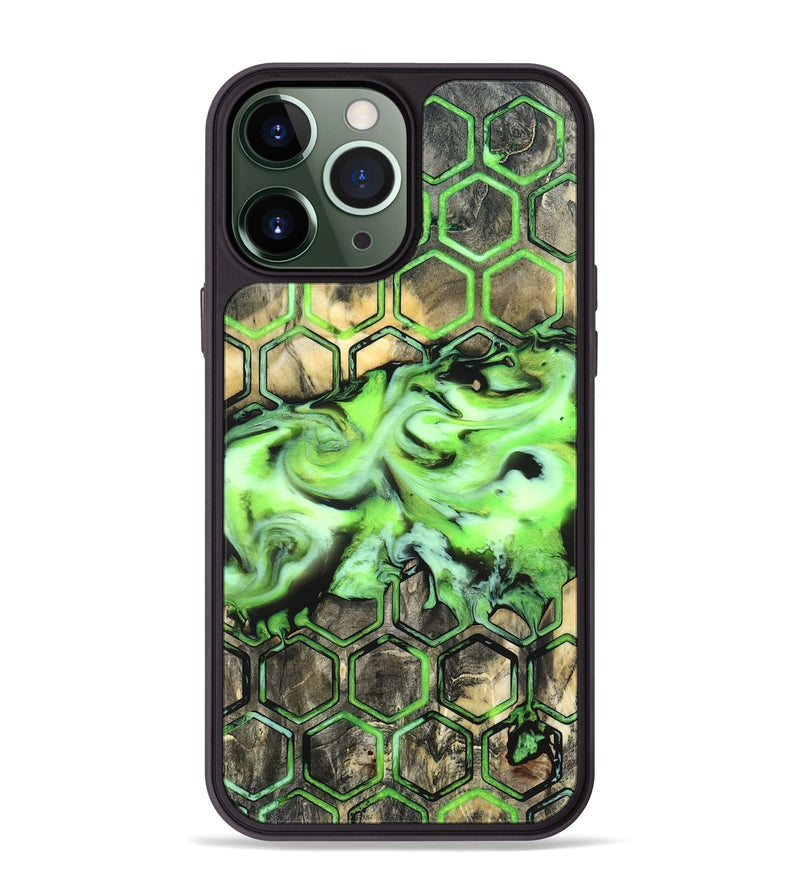 iPhone 13 Pro Max Wood Phone Case - Taft (Pattern, 820018)