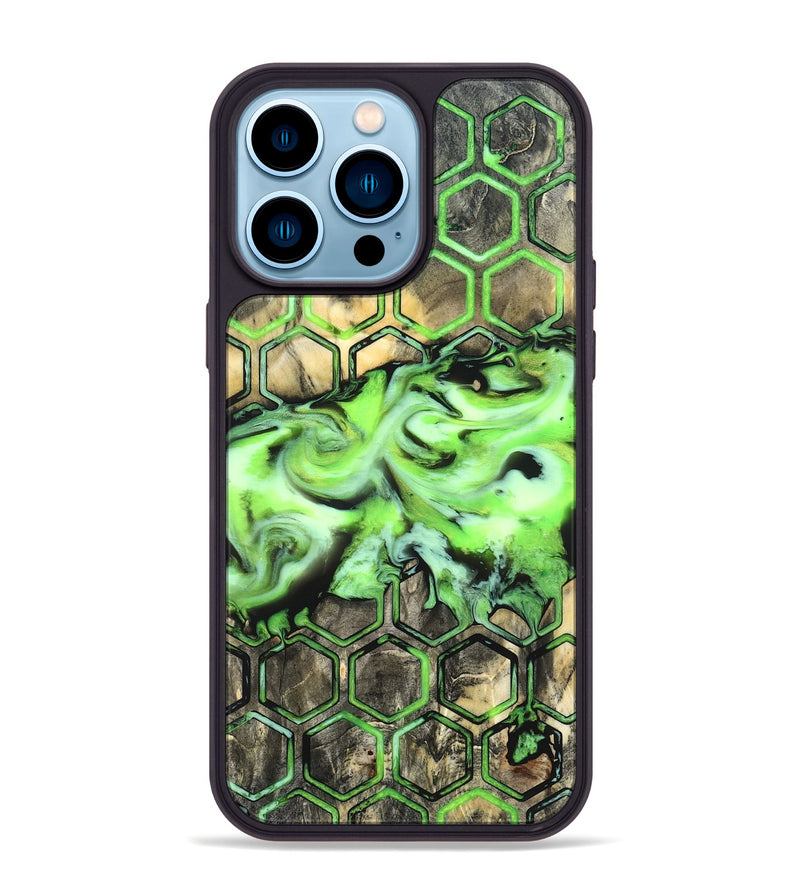 iPhone 14 Pro Max Wood Phone Case - Taft (Pattern, 820018)