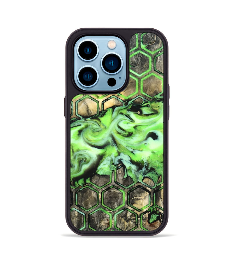 iPhone 14 Pro Wood Phone Case - Taft (Pattern, 820018)