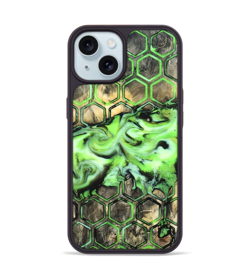 iPhone 15 Wood Phone Case - Taft (Pattern, 820018)
