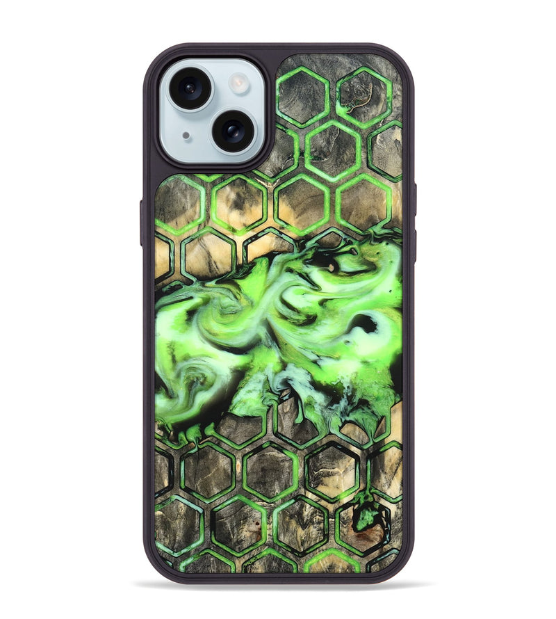 iPhone 15 Plus Wood Phone Case - Taft (Pattern, 820018)