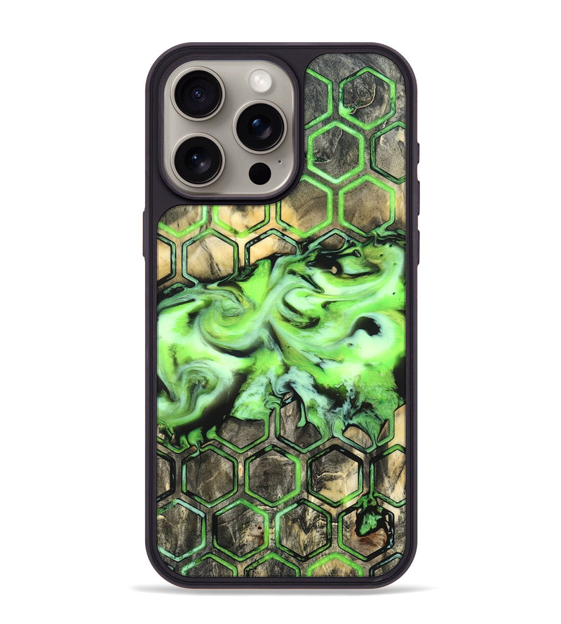 iPhone 15 Pro Max Wood Phone Case - Taft (Pattern, 820018)