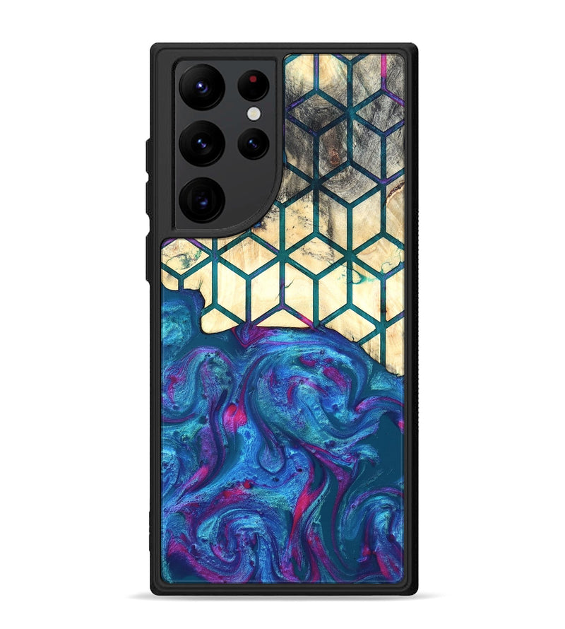 Galaxy S22 Ultra Wood Phone Case - Sharen (Pattern, 820019)