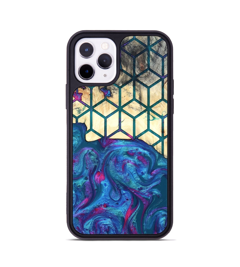 iPhone 11 Pro Wood Phone Case - Sharen (Pattern, 820019)
