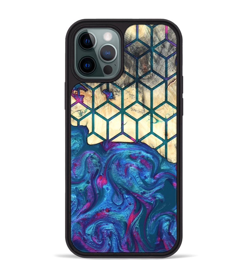 iPhone 12 Pro Max Wood Phone Case - Sharen (Pattern, 820019)
