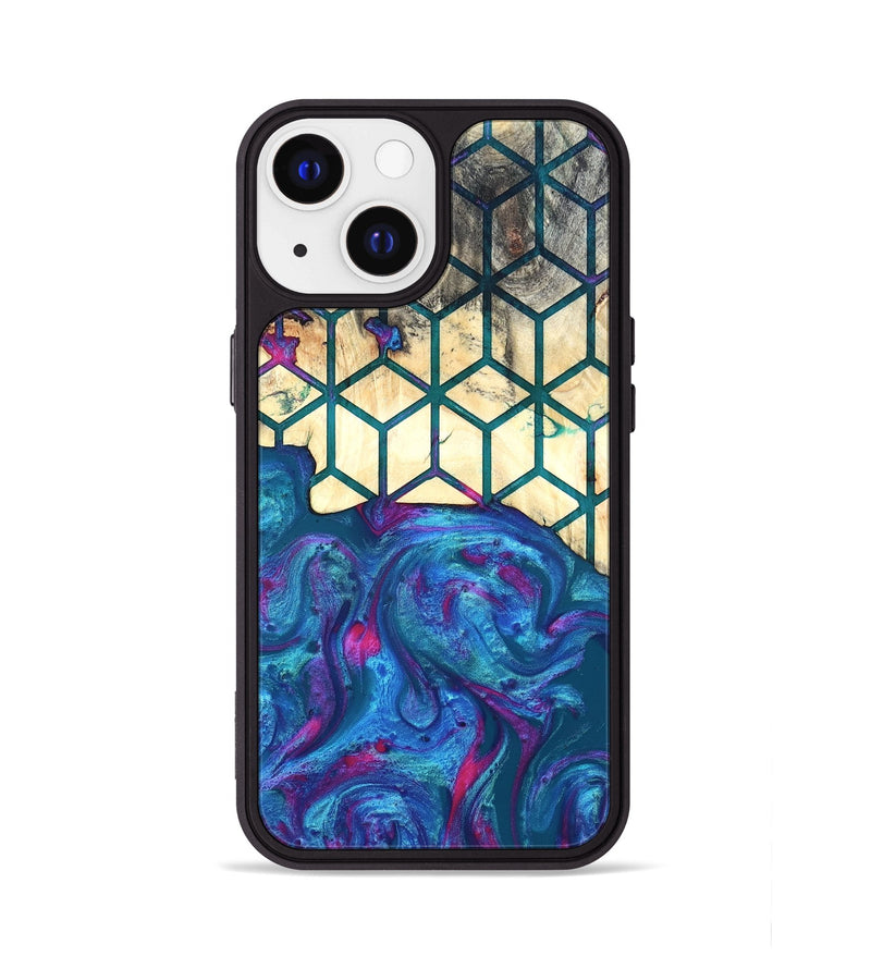 iPhone 13 Wood Phone Case - Sharen (Pattern, 820019)