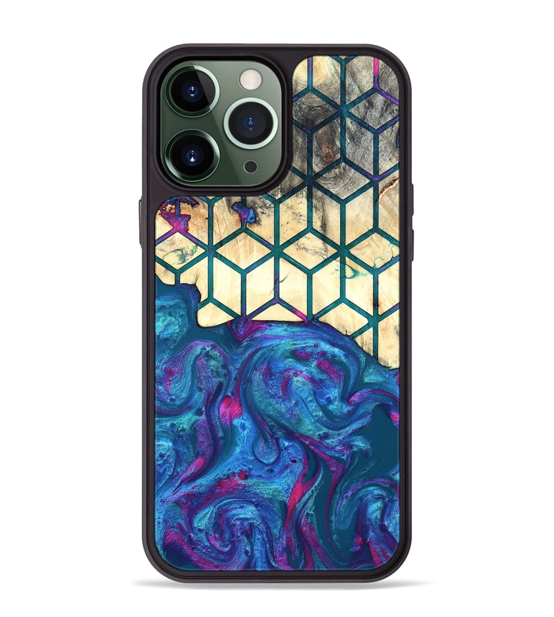 iPhone 13 Pro Max Wood Phone Case - Sharen (Pattern, 820019)