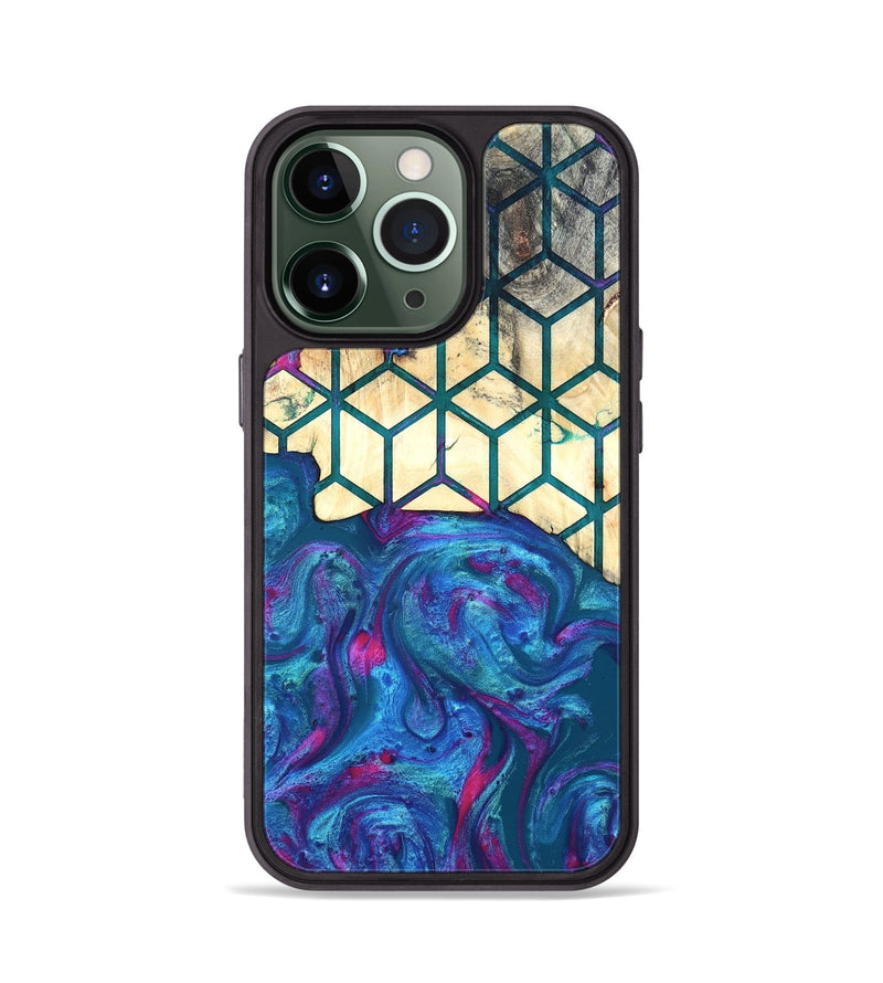 iPhone 13 Pro Wood Phone Case - Sharen (Pattern, 820019)