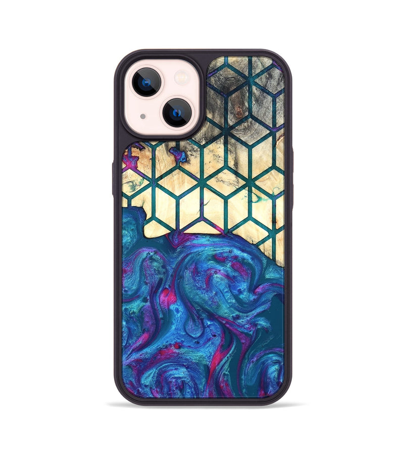 iPhone 14 Wood Phone Case - Sharen (Pattern, 820019)