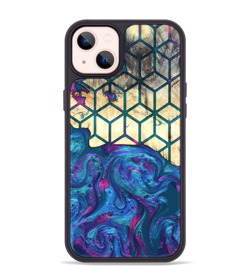 iPhone 14 Plus Wood Phone Case - Sharen (Pattern, 820019)